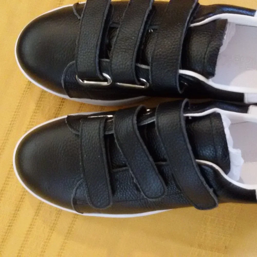 Black White Sneakers Sz 40 Eur (fits more like 39) NEW! - Picture 8 of 8
